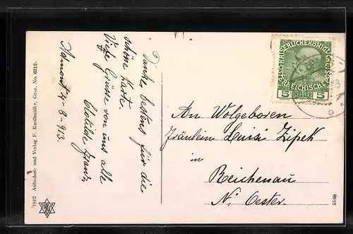 AK Admont, Totalansicht mit dem Grossen Buchstein