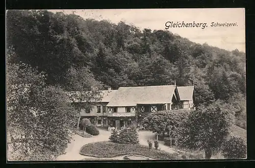 AK Bad Gleichenberg, Gasthaus Schweizerei