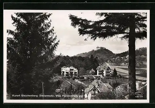 AK Bad Gleichenberg, Villa Plankenstein und Rosenhof