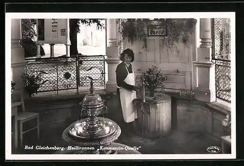 AK Bad Gleichenberg, Heilbrunnen Konstantin-Quelle