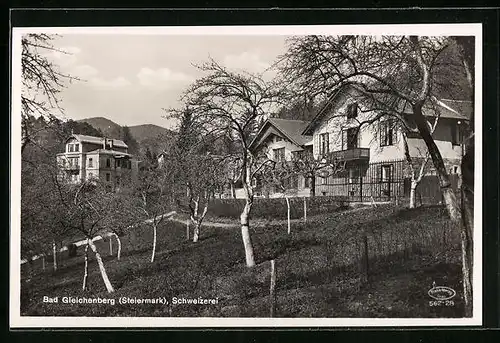 AK Bad Gleichenberg, Schweizerei im Frühling