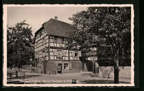 AK Durbach b. Offenburg, Gasthaus zum Ritter