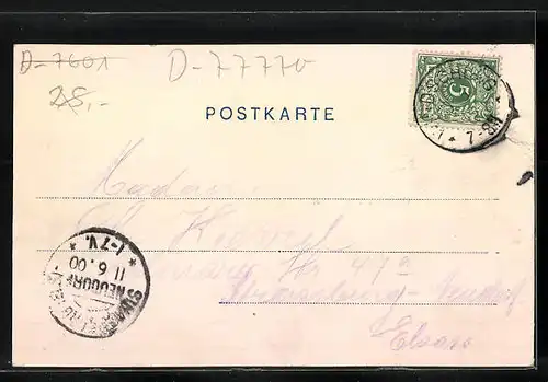 AK Durbach, Gasthaus zum Ritter, Ortsansicht