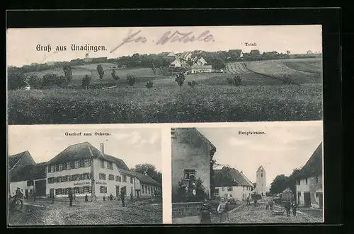 AK Unadingen, Gasthof zum Ochsen, Hauptstrasse