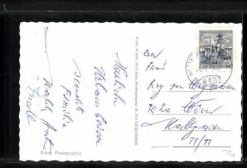 AK Nestelbach, Totalansicht mit Blick zur Kirche