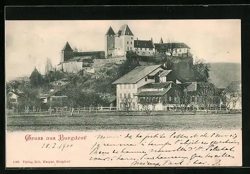 AK Burgdorf, Teilansicht vom Feld aus