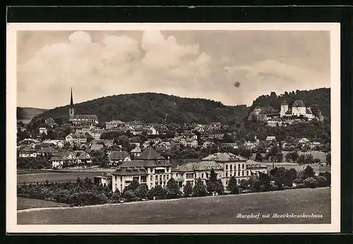 AK Burgdorf, Ortsansicht mit Bezirkskrankenhaus