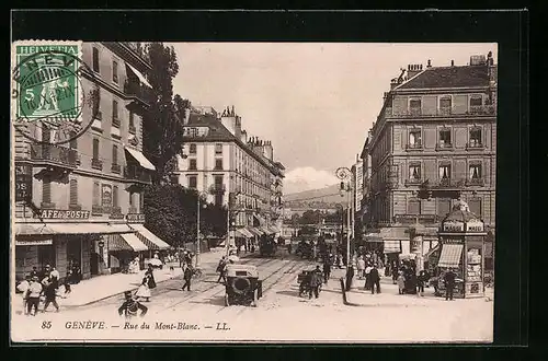 AK Genève, Rue du Mont-Blanc