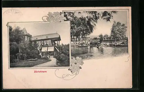 AK Zürich, Gasthaus Zürichhorn