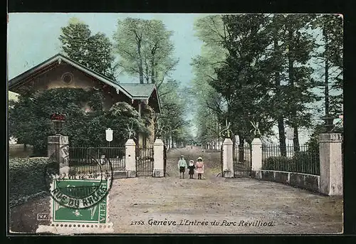 AK Genève, L`Entrée du Parc Revilliod