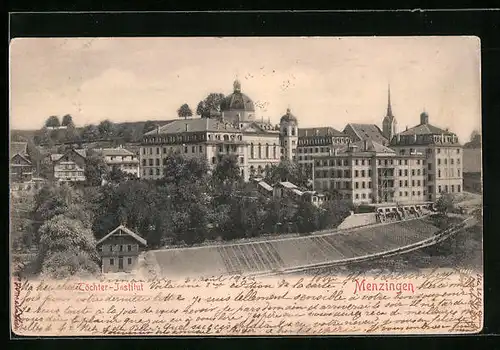 AK Menzingen, Ortspartie mit Töchter-Institut