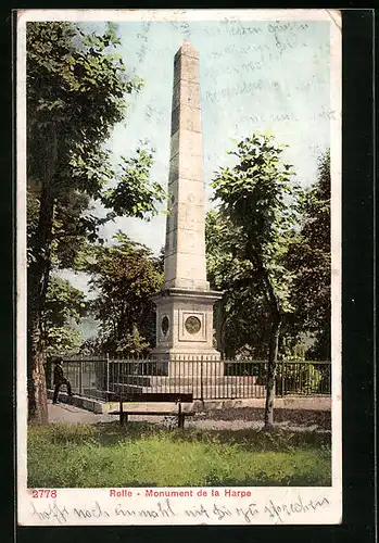 AK Rolle, Monument de la Harpe