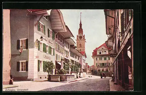 AK Zofingen, Gasthof Raben in der Unterstadt