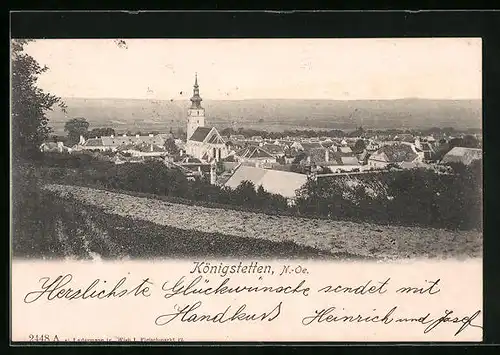 AK Königstetten, Ortsansicht