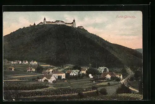 AK Furth-Göttweig, Ortsansicht mit Kloster