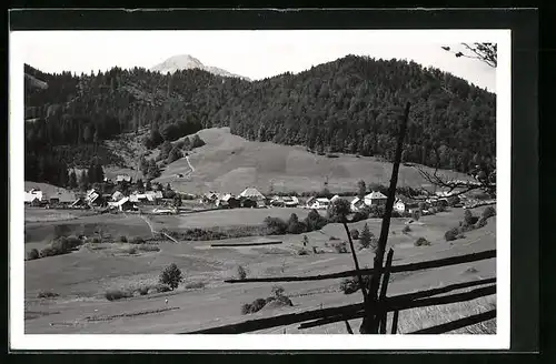 AK Schmelz bei Annaberg, Ortsansicht aus der Vogelschau