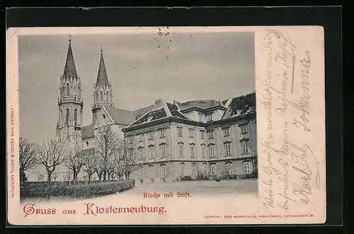 AK Klosterneuburg, Kirche mit Stift