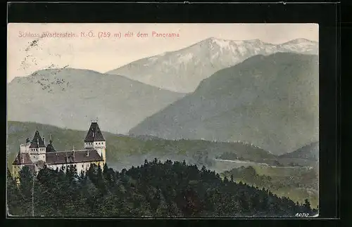 AK Wartenstein, Schloss mit Bergpanorama