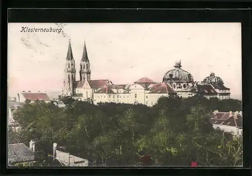 AK Klosterneuburg, Blick auf das Kloster