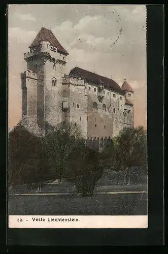 AK Mödlingen, Veste Liechtenstein, Festung hinter Park
