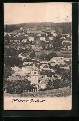 AK Tullnerbach-Pressbaum, Ort aus der Vogelschau