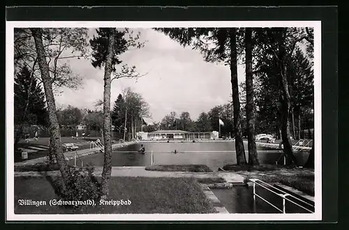 AK Villingen /Schwarzwald, Blick auf das Kneippbad