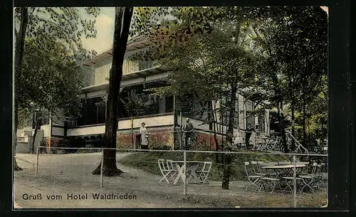 AK Eggenstedt, Gasthaus Waldfrieden