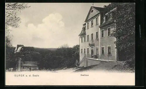 AK Burgk a. d. Saale, Gasthaus