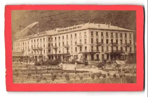 Fotografie J. Fetzer, Ragaz, Ansicht Bad Ragaz, Hotel Quellenhof