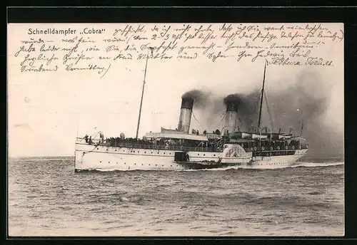 AK Schnelldampfer Cobra gibt Volldampf