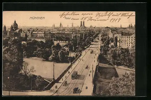 AK München, Totalansicht