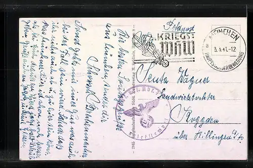 AK München, Totalansicht