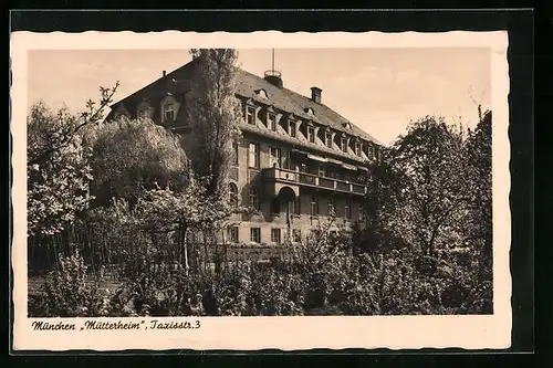 AK München-Neuhausen, Mütterheim in der Taxisstrasse 3