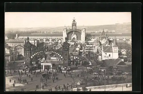 Foto-AK Praha, Vystaviste, Eingang zur Ausstellung