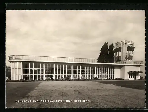 AK Berlin, Deutsche Industrie-Ausstellung 1954, Italienischer Pavillon