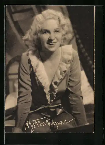 AK Schauspielerin Gitta Alpar in Gitta entdeckt ihr Herz