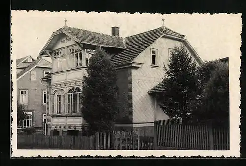 Foto-AK Finsterbergen, Hotel Haus Irene