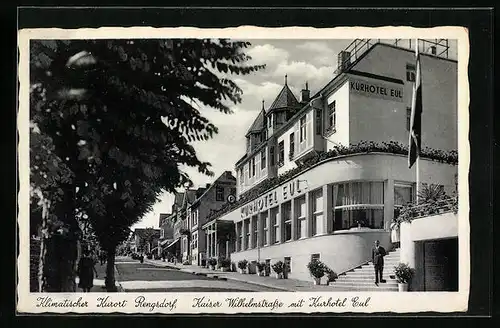 AK Rengsdorf, Kaiser Wilhelmstrasse mit Kurhotel Eul