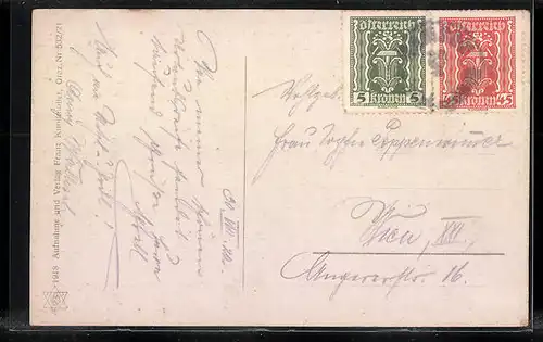 AK St. Rupert am Kulm, Blick zur Dachsteingruppe