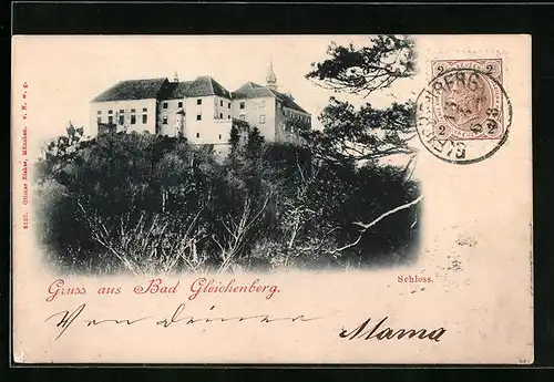 AK Gleichenberg, Schloss auf dem Berg