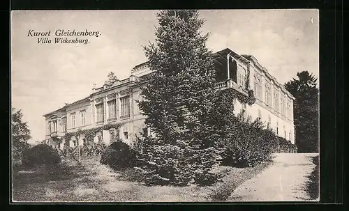 AK Bad Gleichenberg, Villa Wickenburg mit Zufahrt