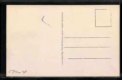 AK Gnas, Hauptplatz mit Mariensäule