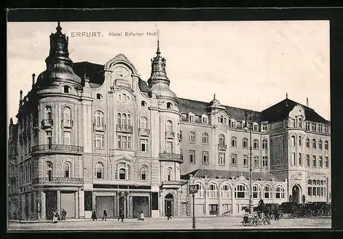 AK Erfurt, Hotel Erfurter Hof