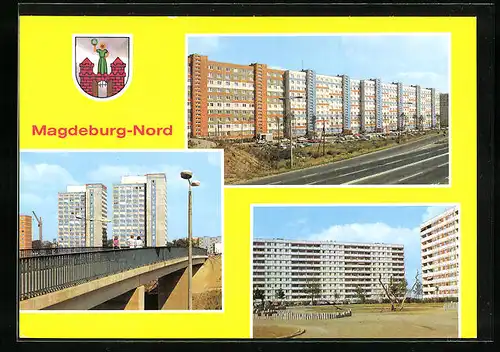 AK Magdeburg-Nord, Wappen, Magdeburger Ring, Spielplatz Victor-Jara-Strasse