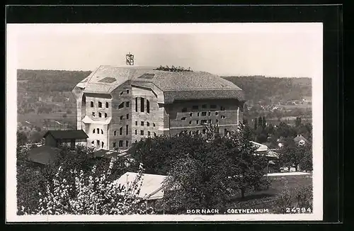 AK Dornach, Goetheanum im Sommer