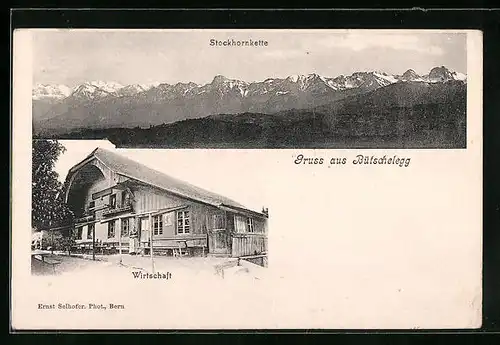AK Bütschelegg, Gasthaus K. Aeschlimann, Stockhornkette