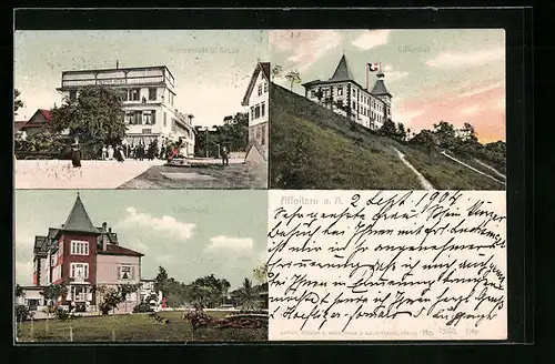 AK Affoltern a. A., Lilienhof, Lilienberg, Karanstall z. Arche