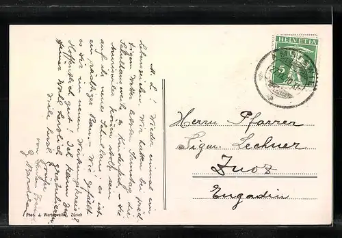 AK Amriswil, Neues Schulhaus, Frontalansicht