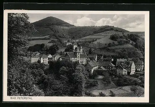 AK Bad Peterstal, Ortsansicht mit Kirche