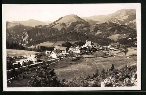 AK Josefsberg, Ortsansicht mit Kirche